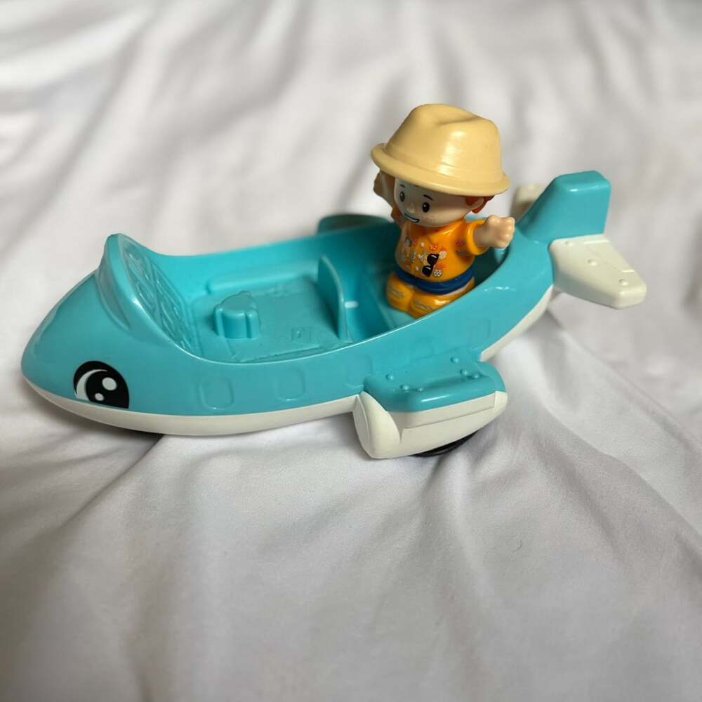 Fisher-Price Little People Travel Together Airplane Figure and Vehicle Set